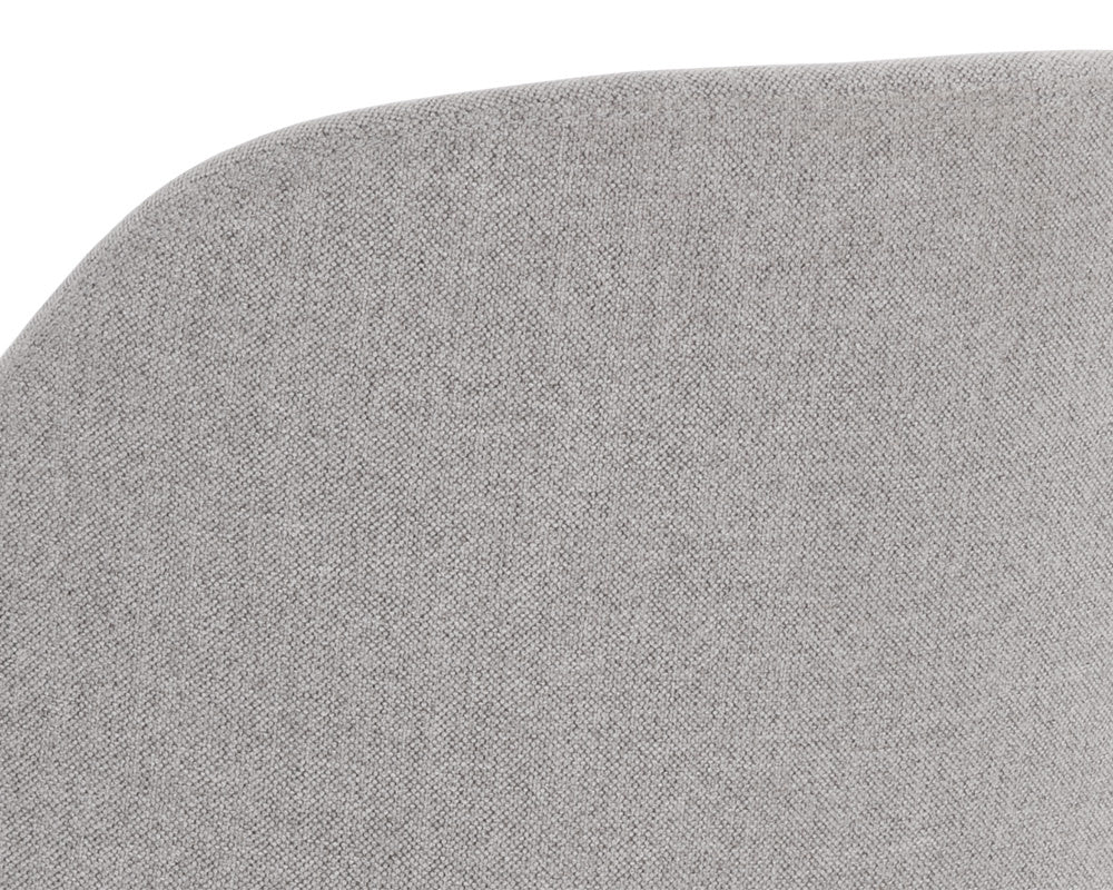 NAHLA HENSLEY DINING ARMCHAIR - MINA WARM GREY