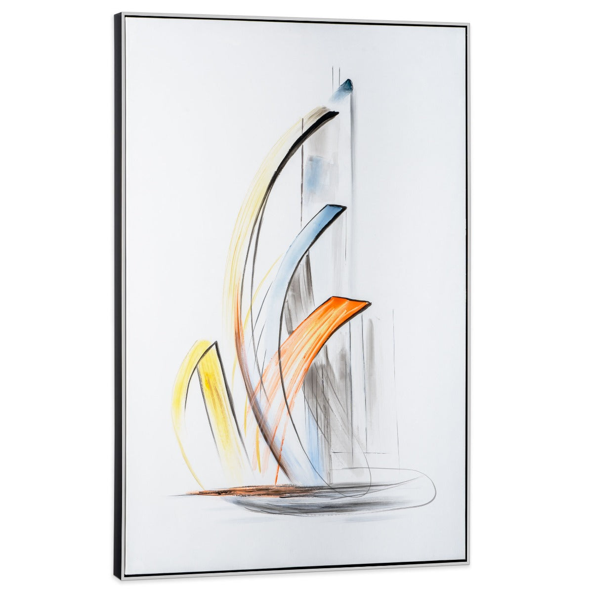 Schooner Winds I, Hand Painted Framed Canvas