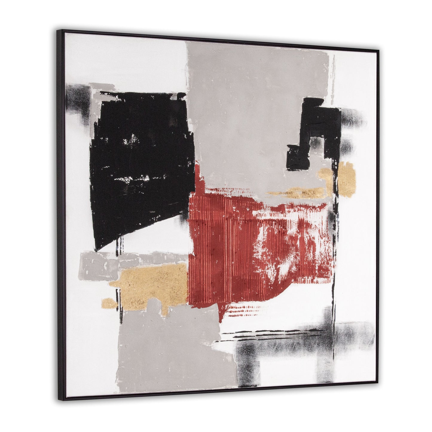 Scarlet Surrender, Hand Painted Canvas