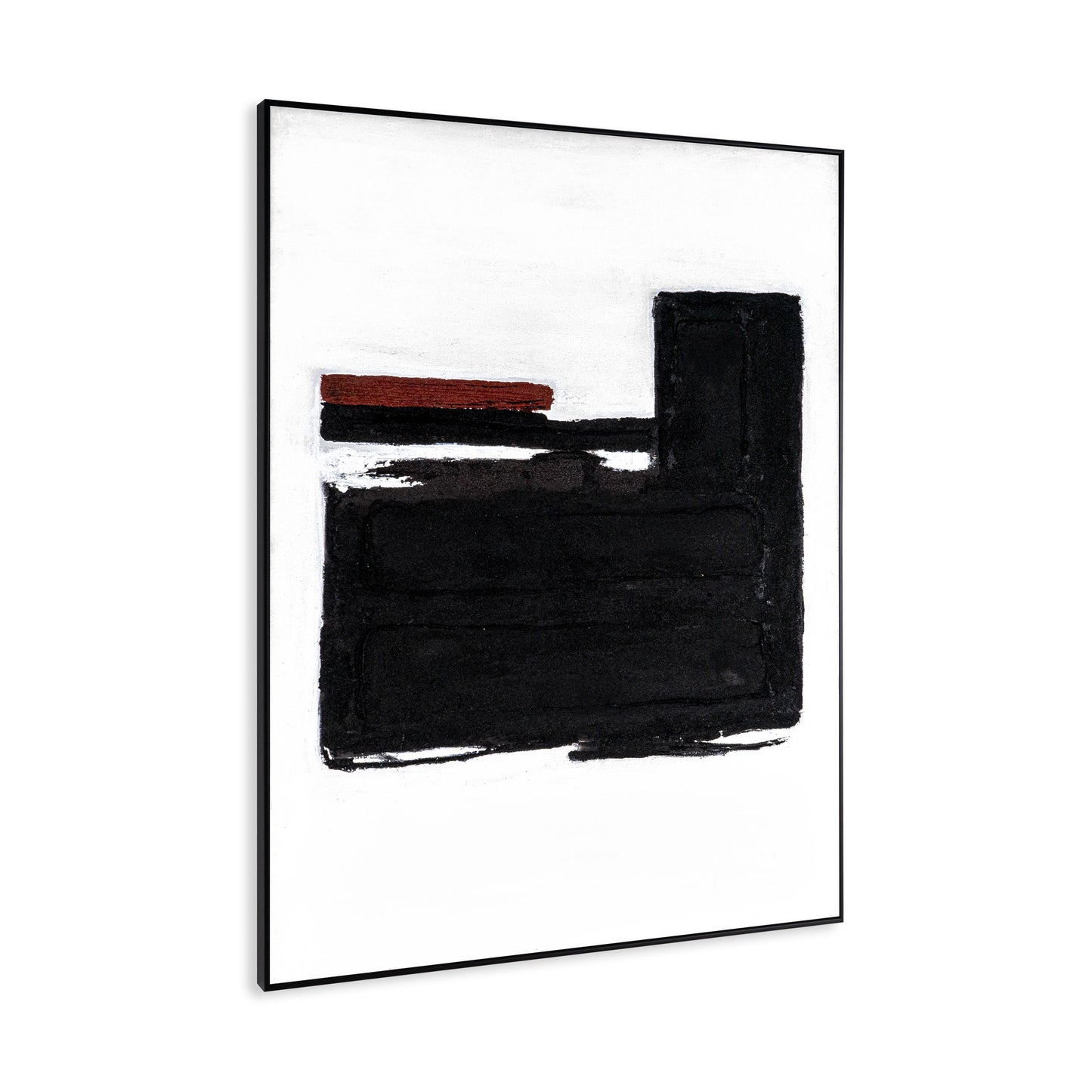 Obsidian Overture I, Hand Painted Canvas