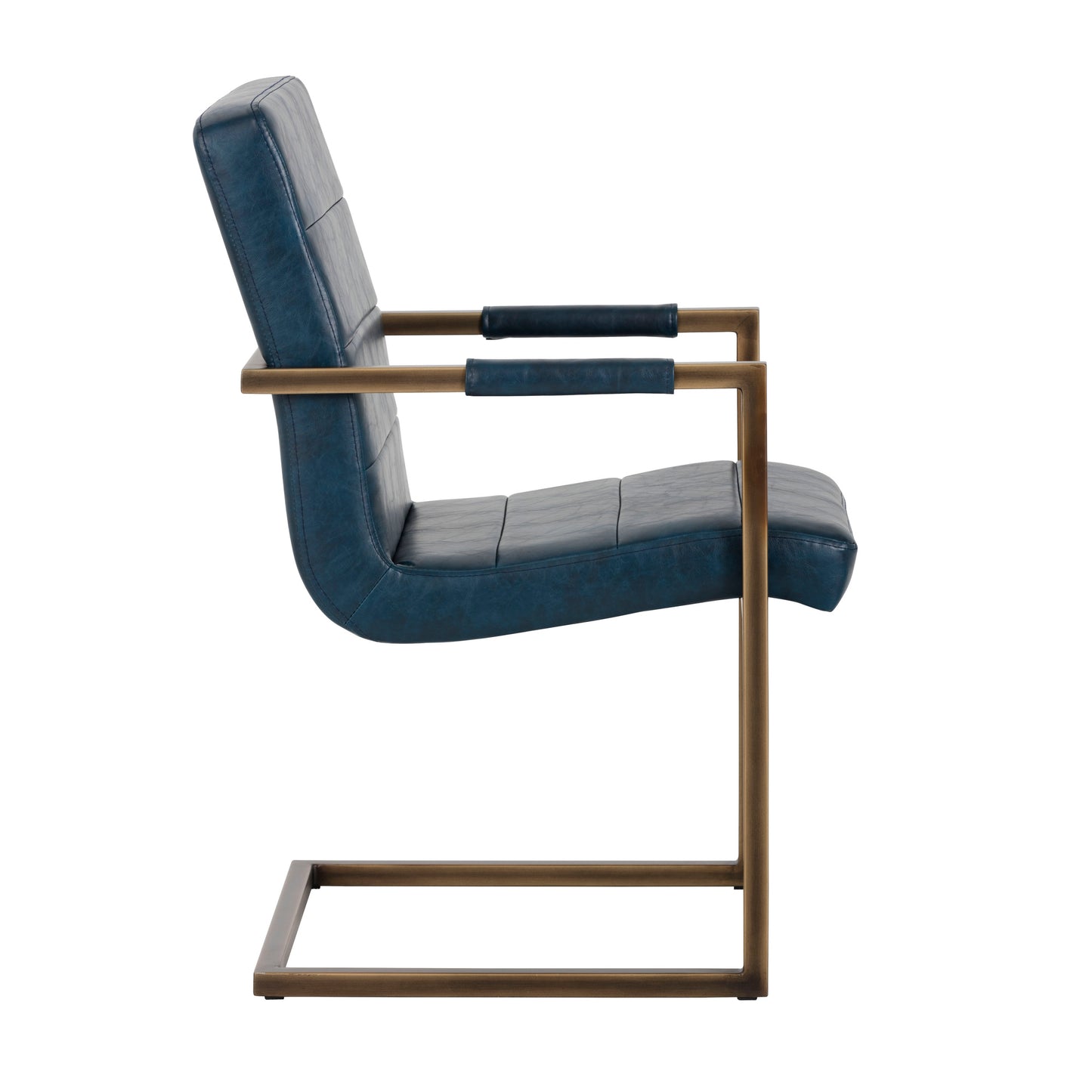 NAHLA JAFAR DINING ARMCHAIR - VINTAGE BLUE