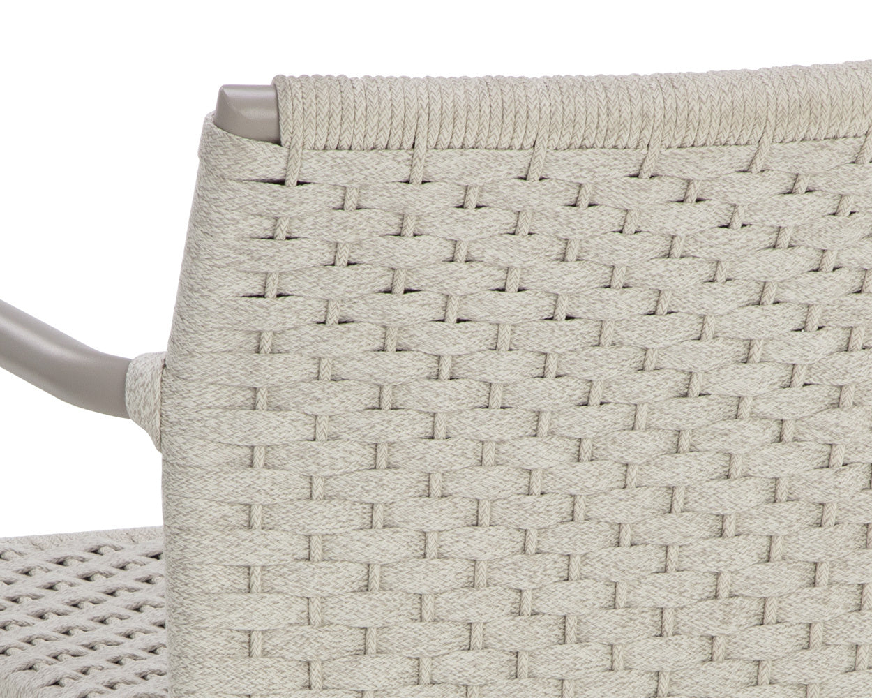 NAHLA CASELLA STACKABLE DINING ARMCHAIR - GREIGE - CREAM