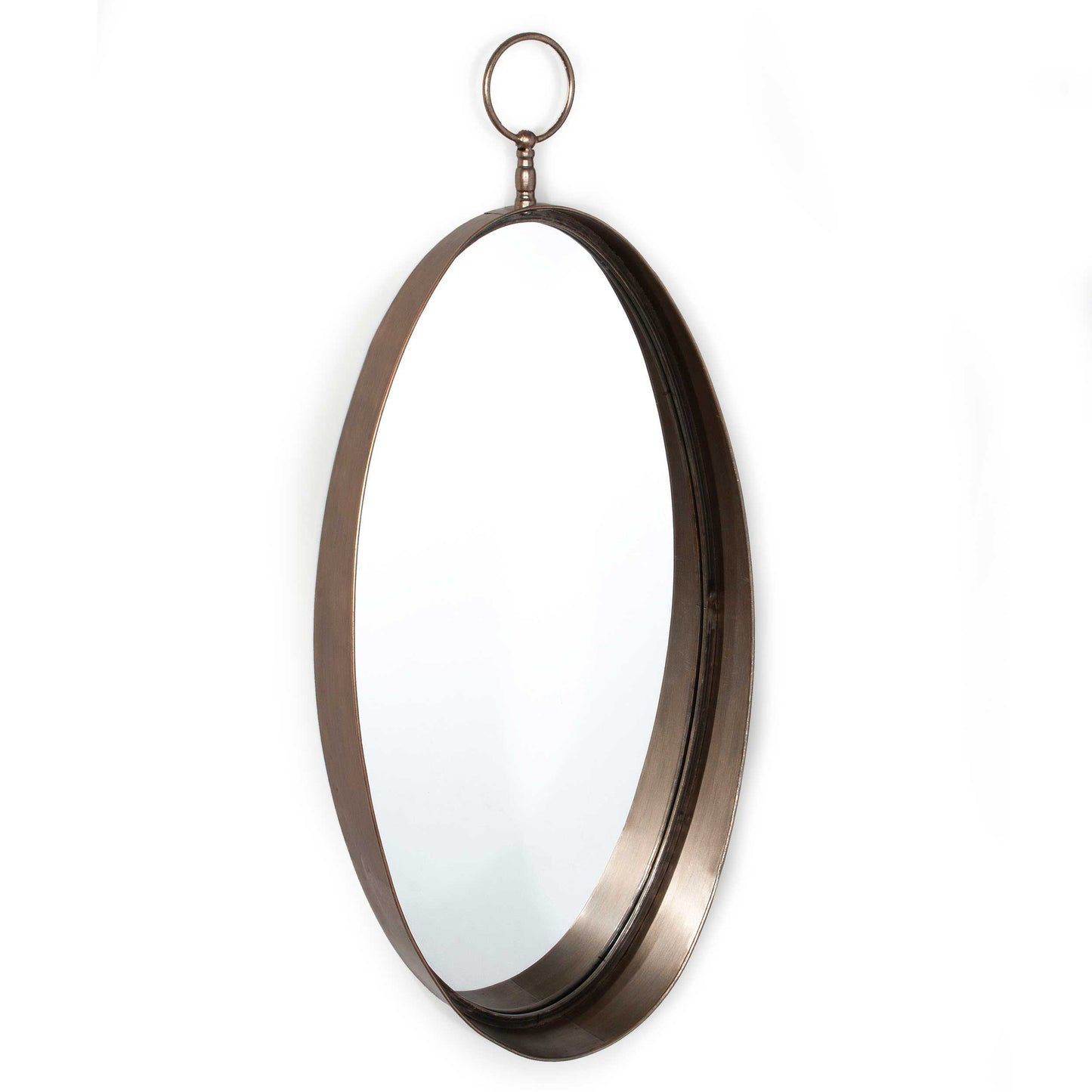 Macklin Metal Wall Mirror, Oval