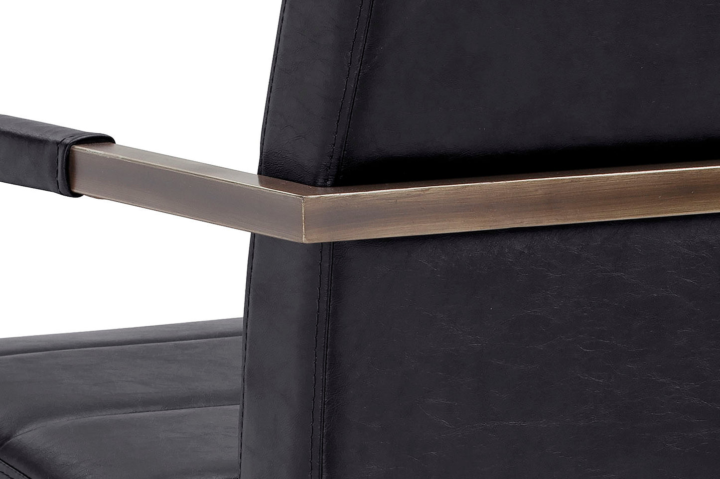 NAHLA JAFAR DINING ARMCHAIR - VINTAGE BLACK