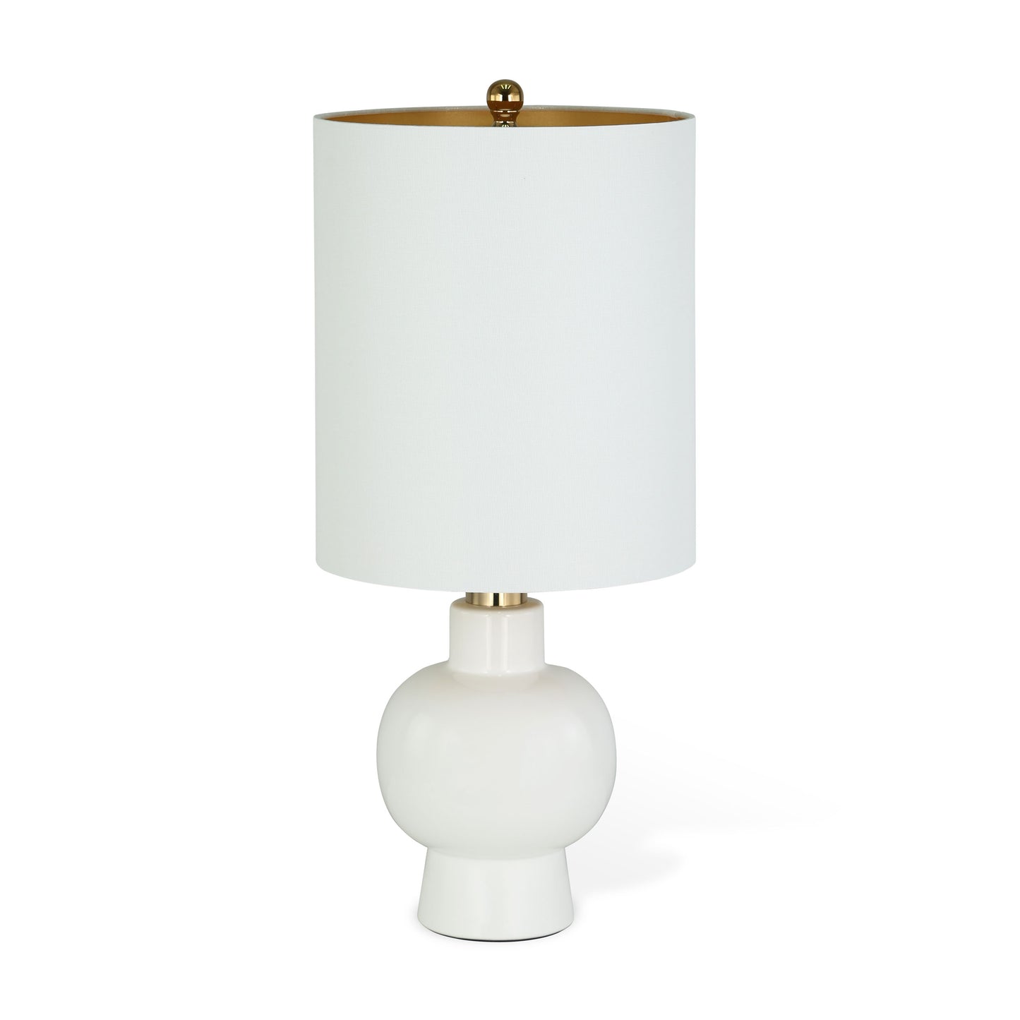 Malani 27" White Ceramic Table Lamp
