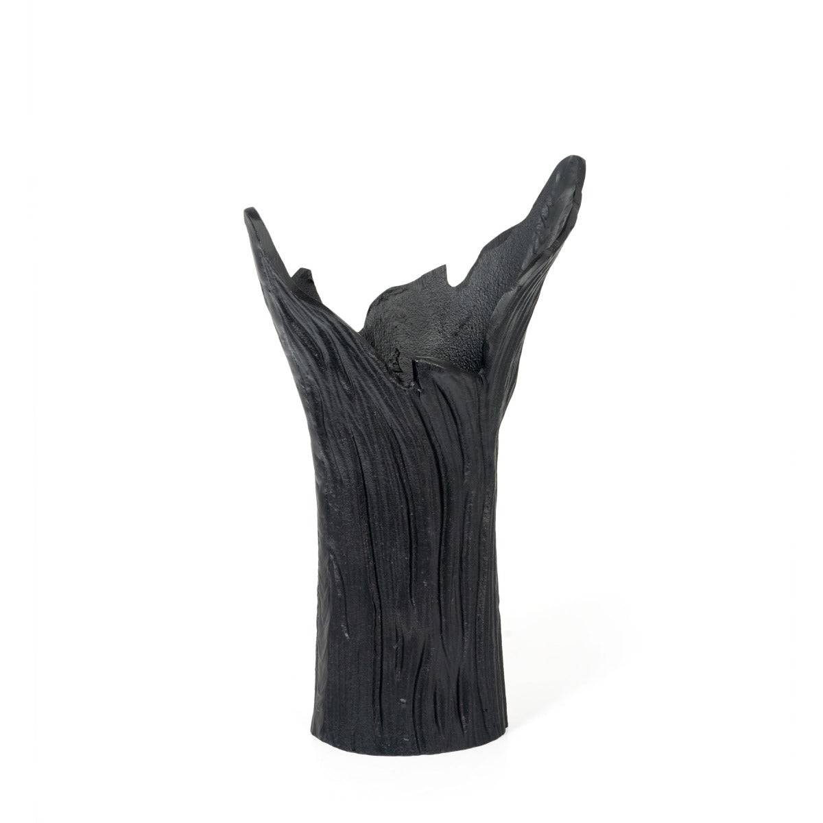 Nicolette Decorative Metal Table Vase, Small Black