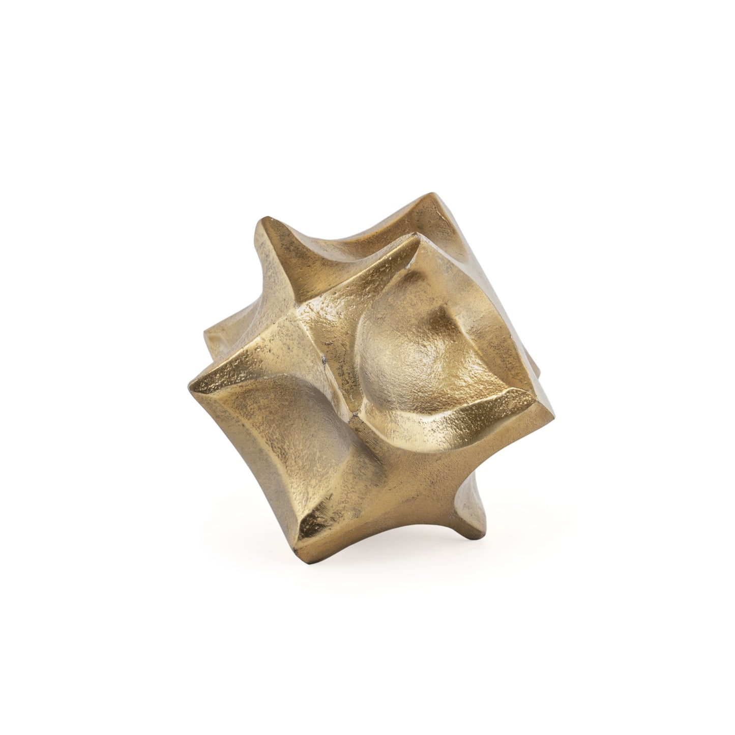 Claudia Gold Decorative Orb Sculpture, Small