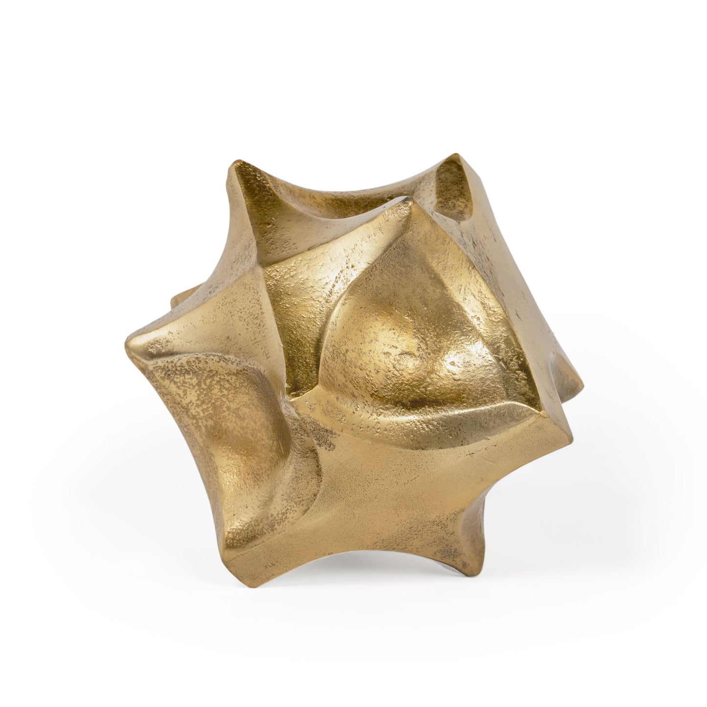 Claudia Gold Decorative Orb Sculpture, Large