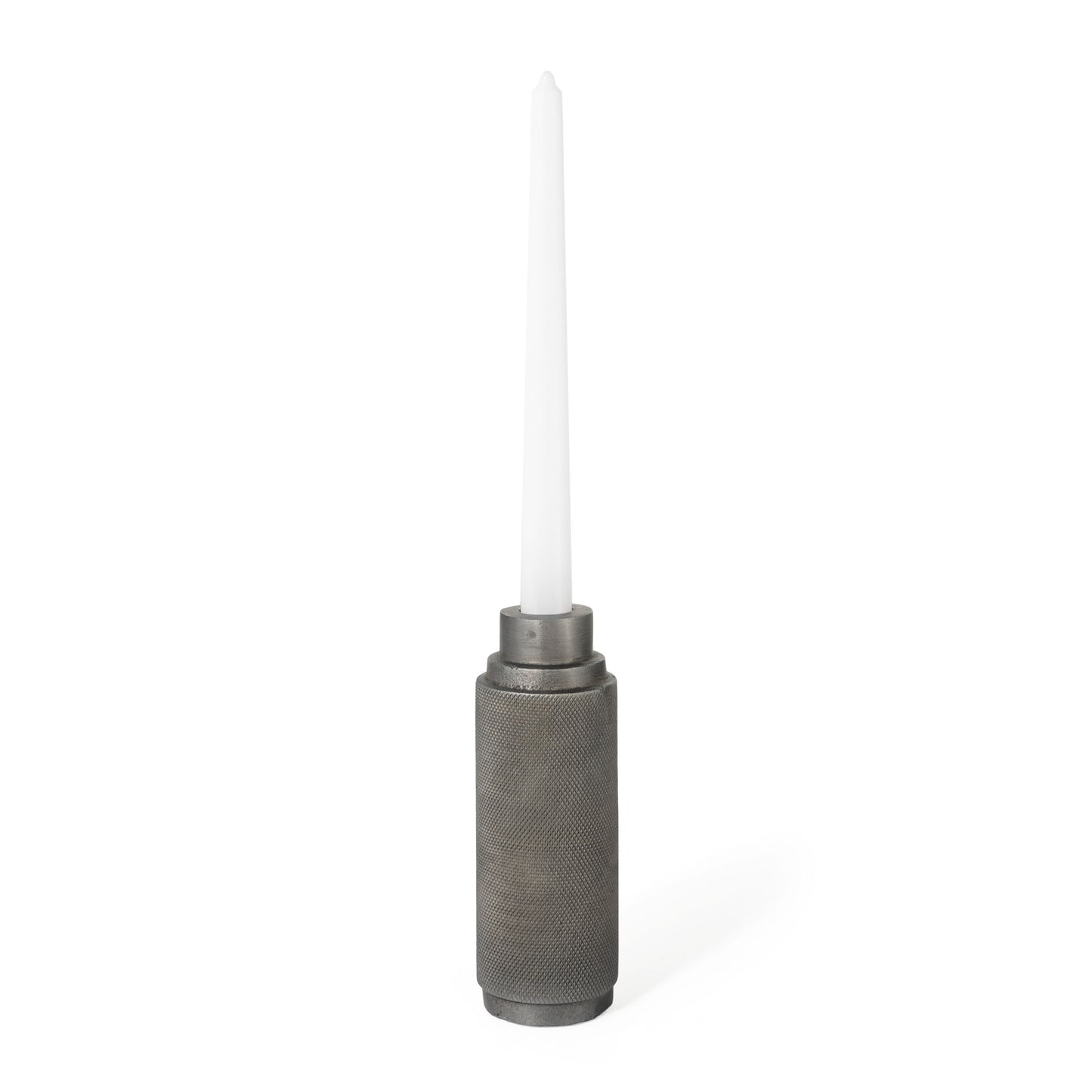 Foster Candle Holder, Large Grey
