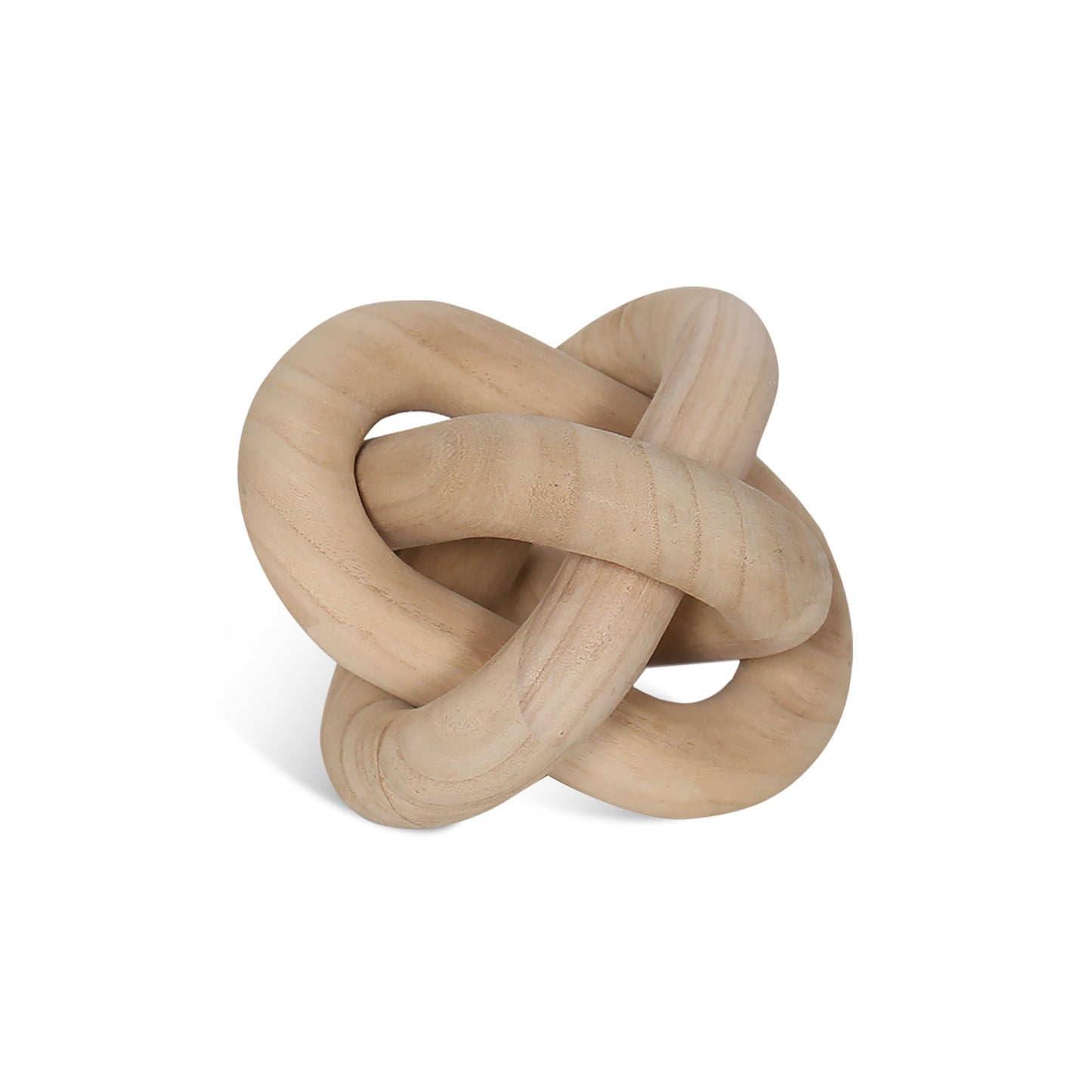 Devante Wood knot Sculpture, Small Natural Brown