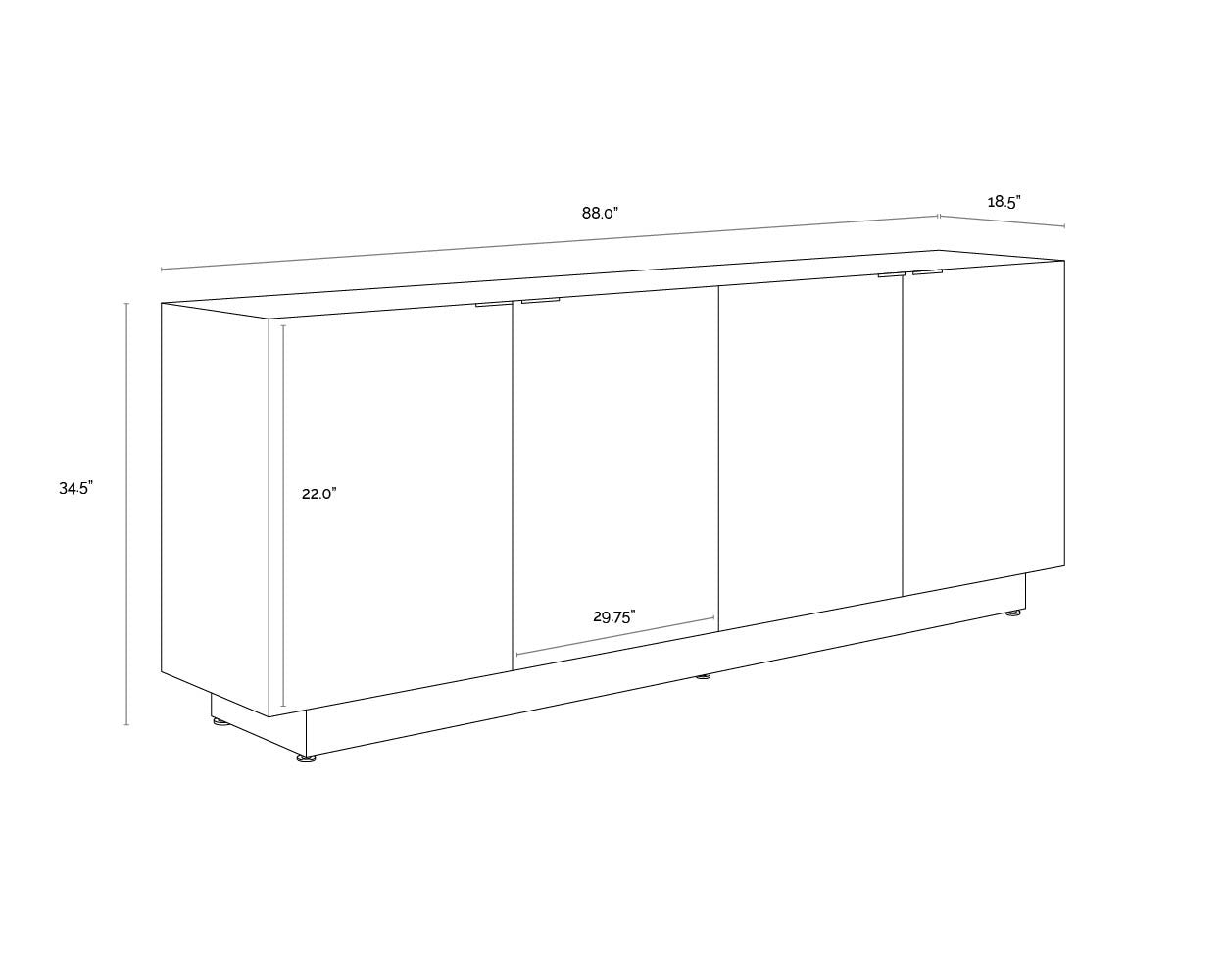 NAHLA CALVOSA SIDEBOARD