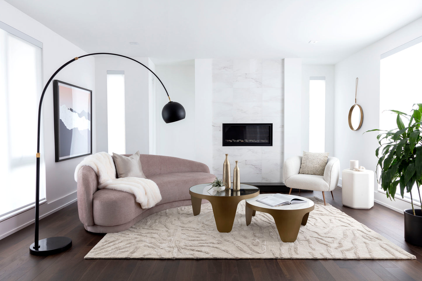 NAHLA KENDRA SOFA - PLANET LILAC