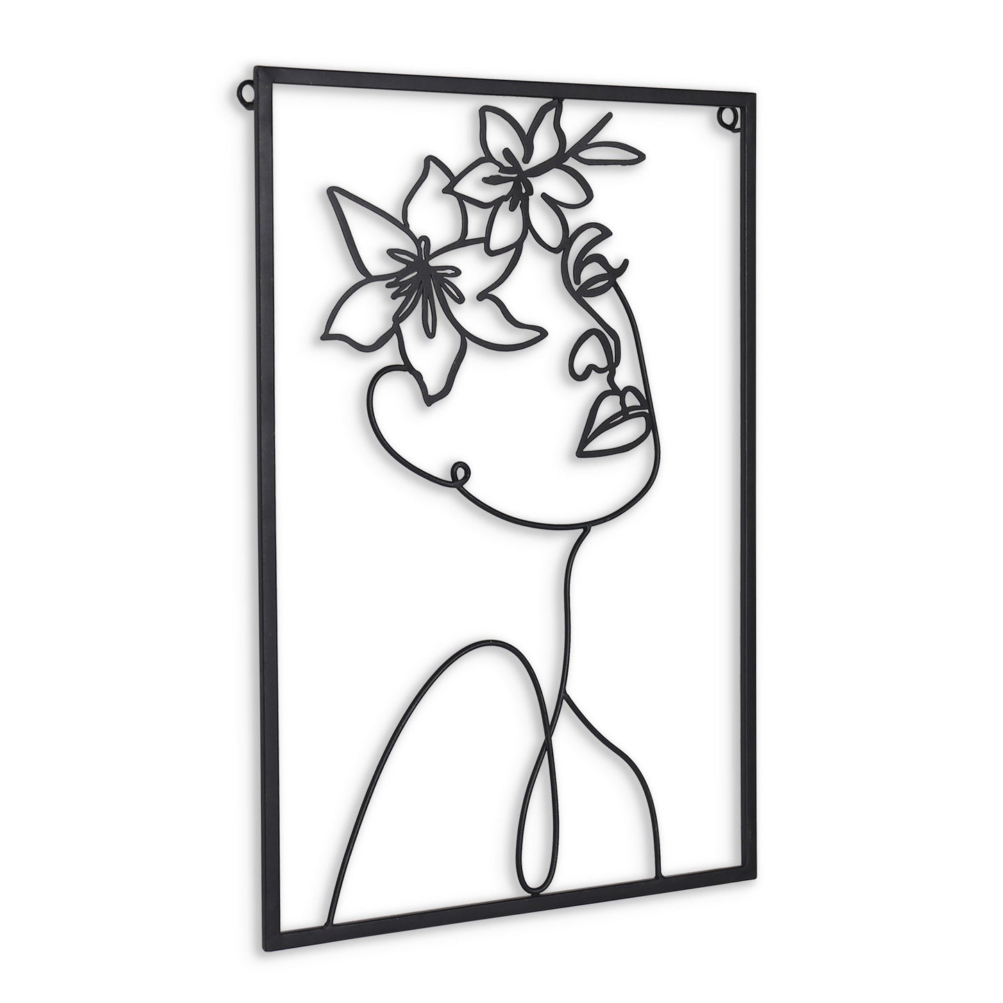 Haven, Floral Metal Wall Decor