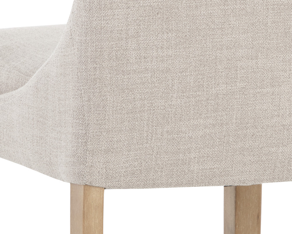 NAHLA ROSINE COUNTER STOOL - EFFIE FLAX