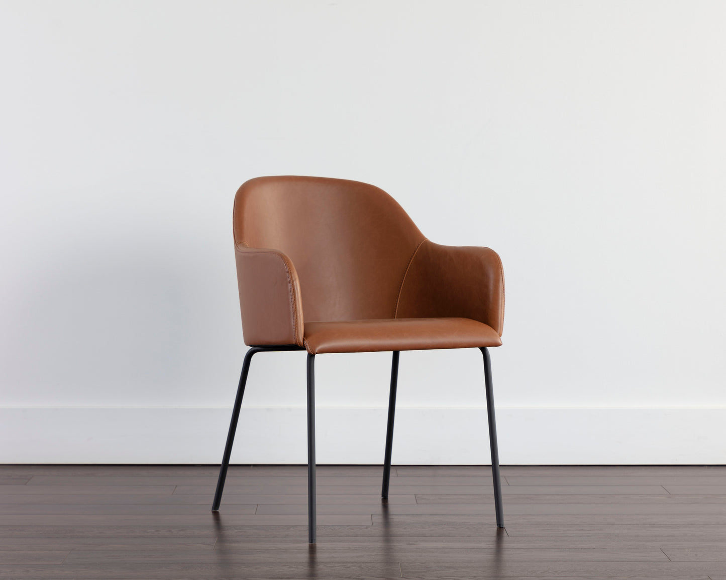 NAHLA HENSLEY DINING ARMCHAIR - HAZELNUT