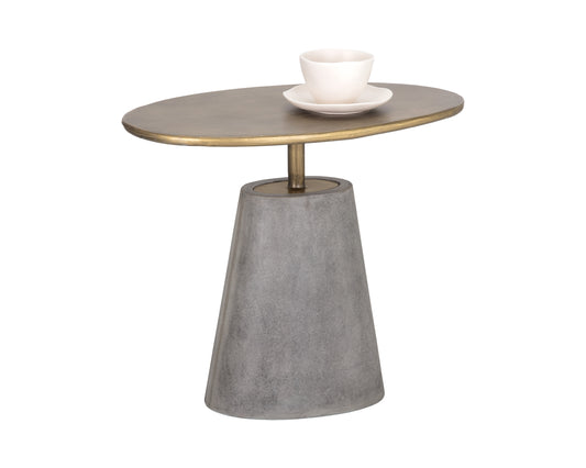 NAHLA KADIN SIDE TABLE - GREY