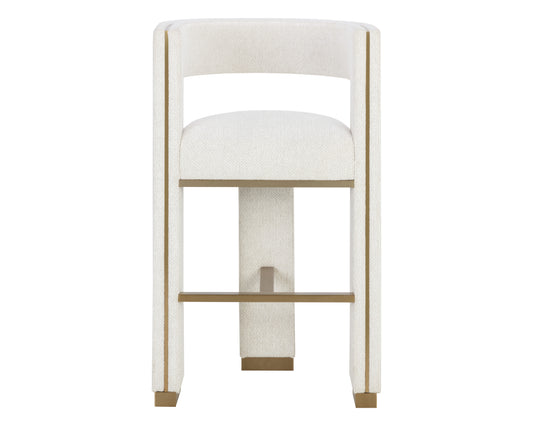 NAHLA ADAMINA BARSTOOL - RHEA LIGHT BARLEY