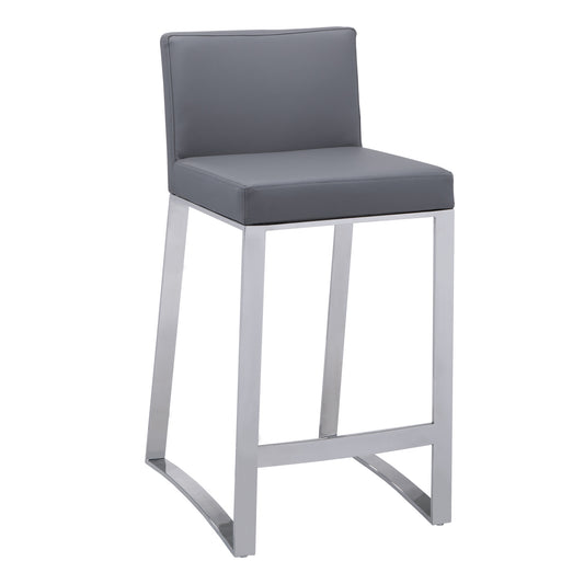 NAHLA ARCHITECT COUNTER STOOL - GREY