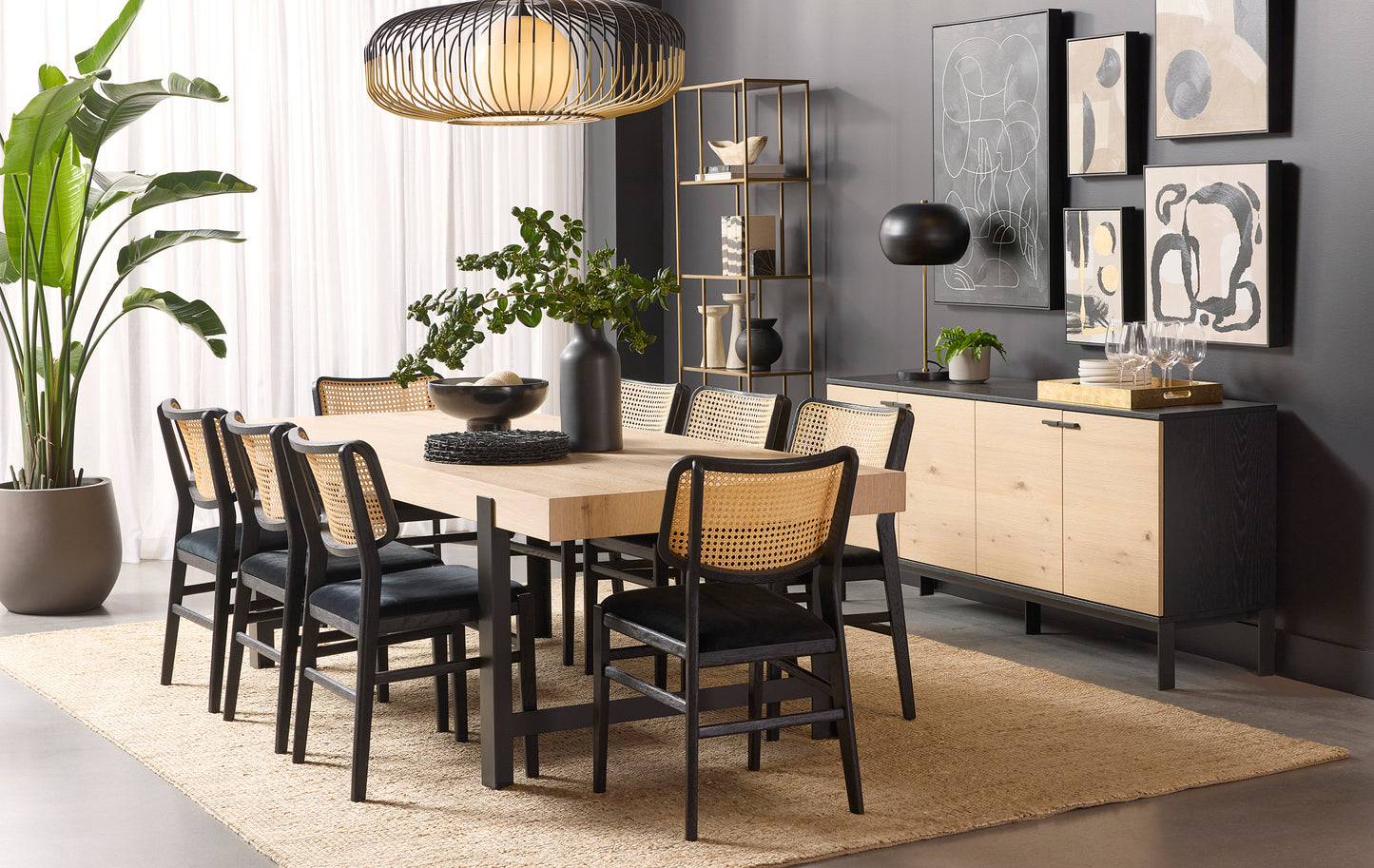 NAHLA RYZE HAND-WOVEN RUG - JUTE BROWN - 8' X 10'