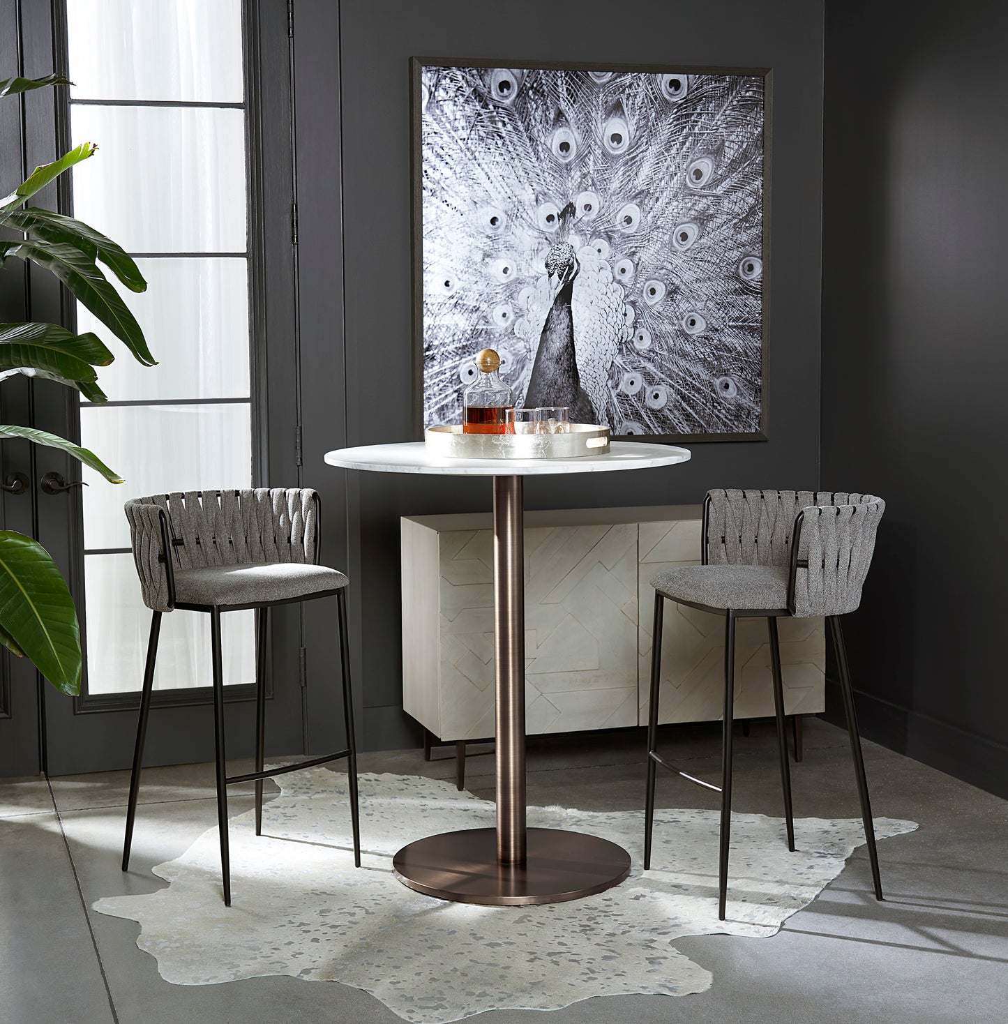NAHLA ENCO BAR TABLE - ROUND