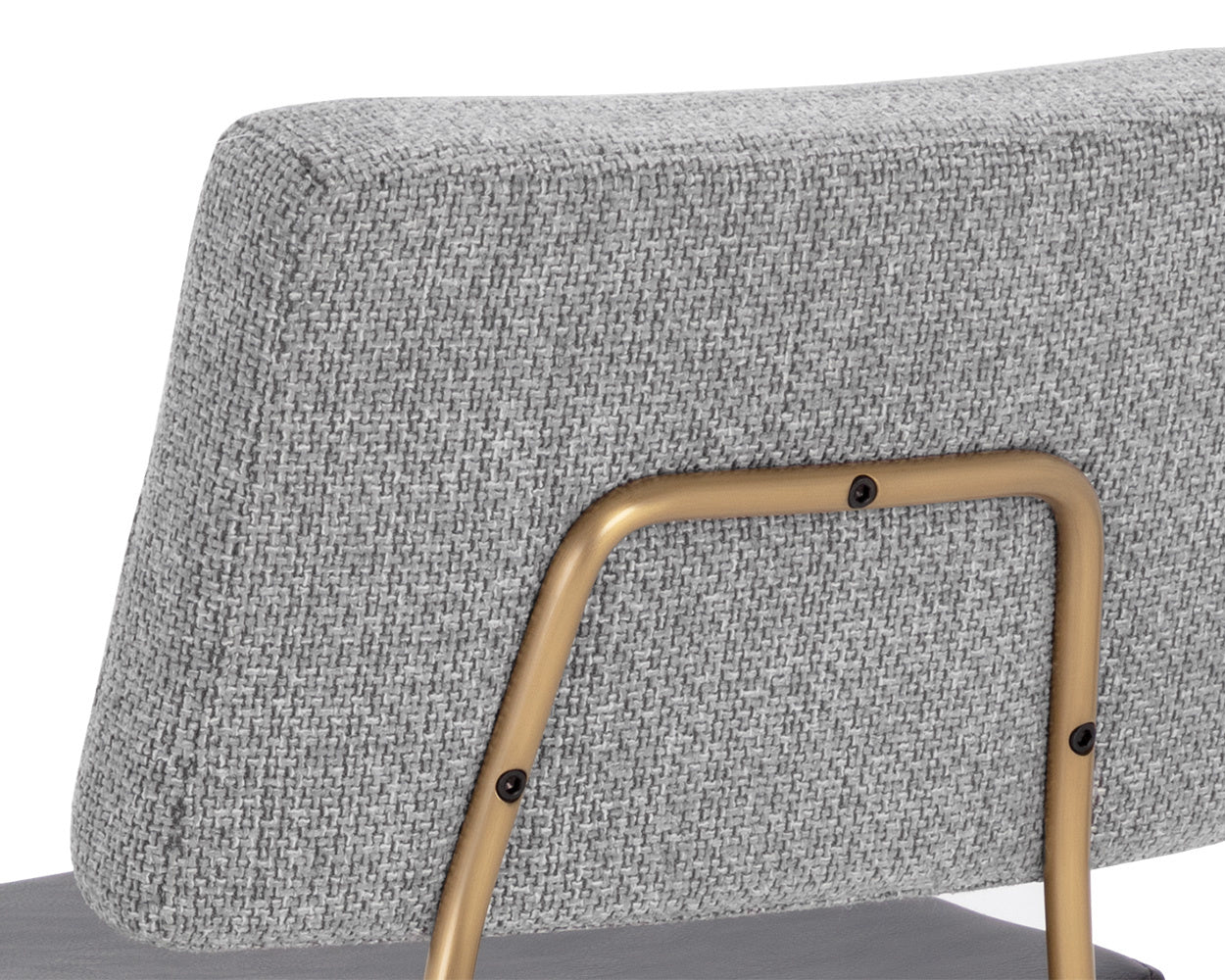 NAHLA BRINLEY COUNTER STOOL - GOLD - NIGHTFALL BLACK / CHACHA GREY