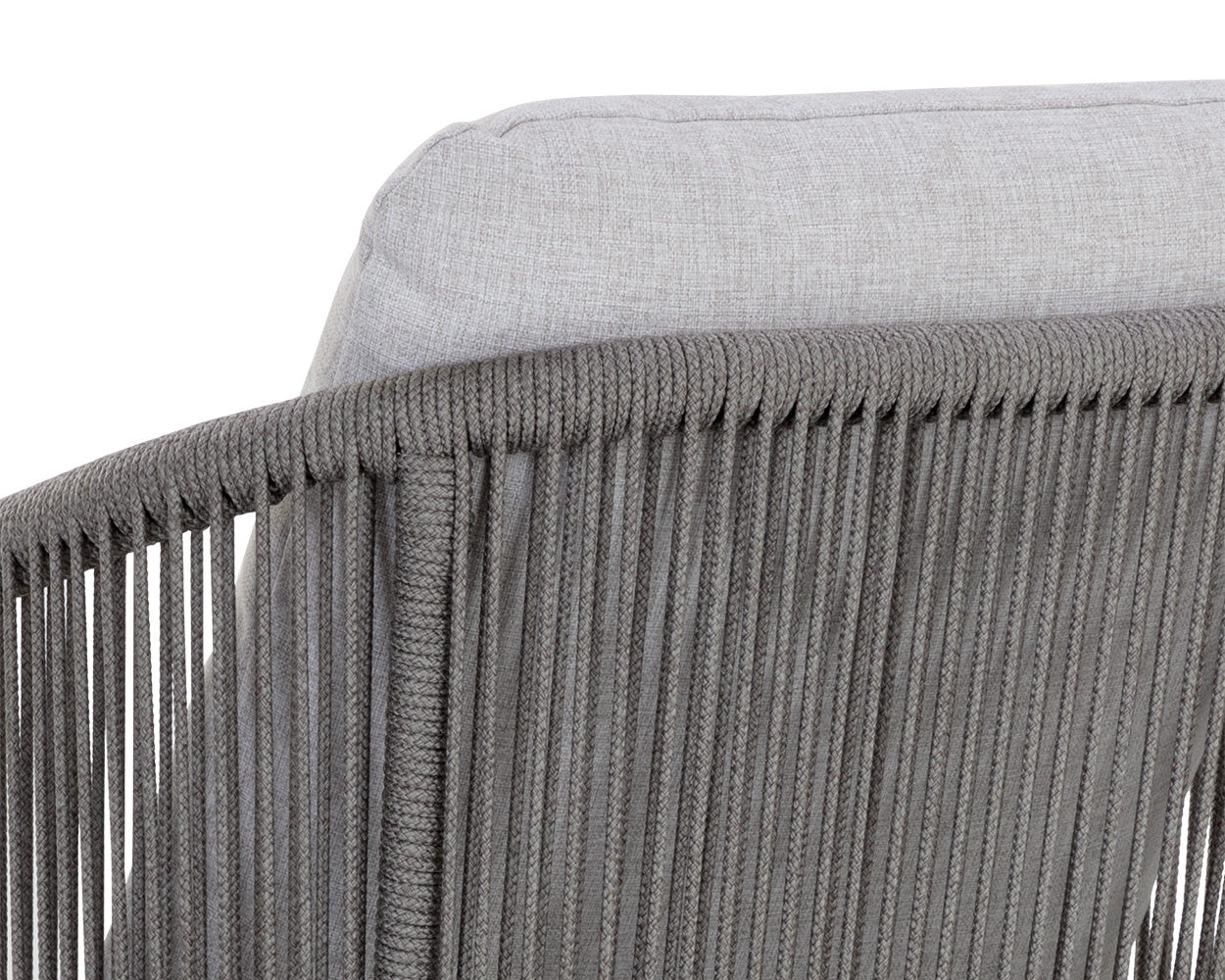 NAHLA ALLARIZ DINING ARMCHAIR - WARM GREY - GRACEBAY LIGHT GREY