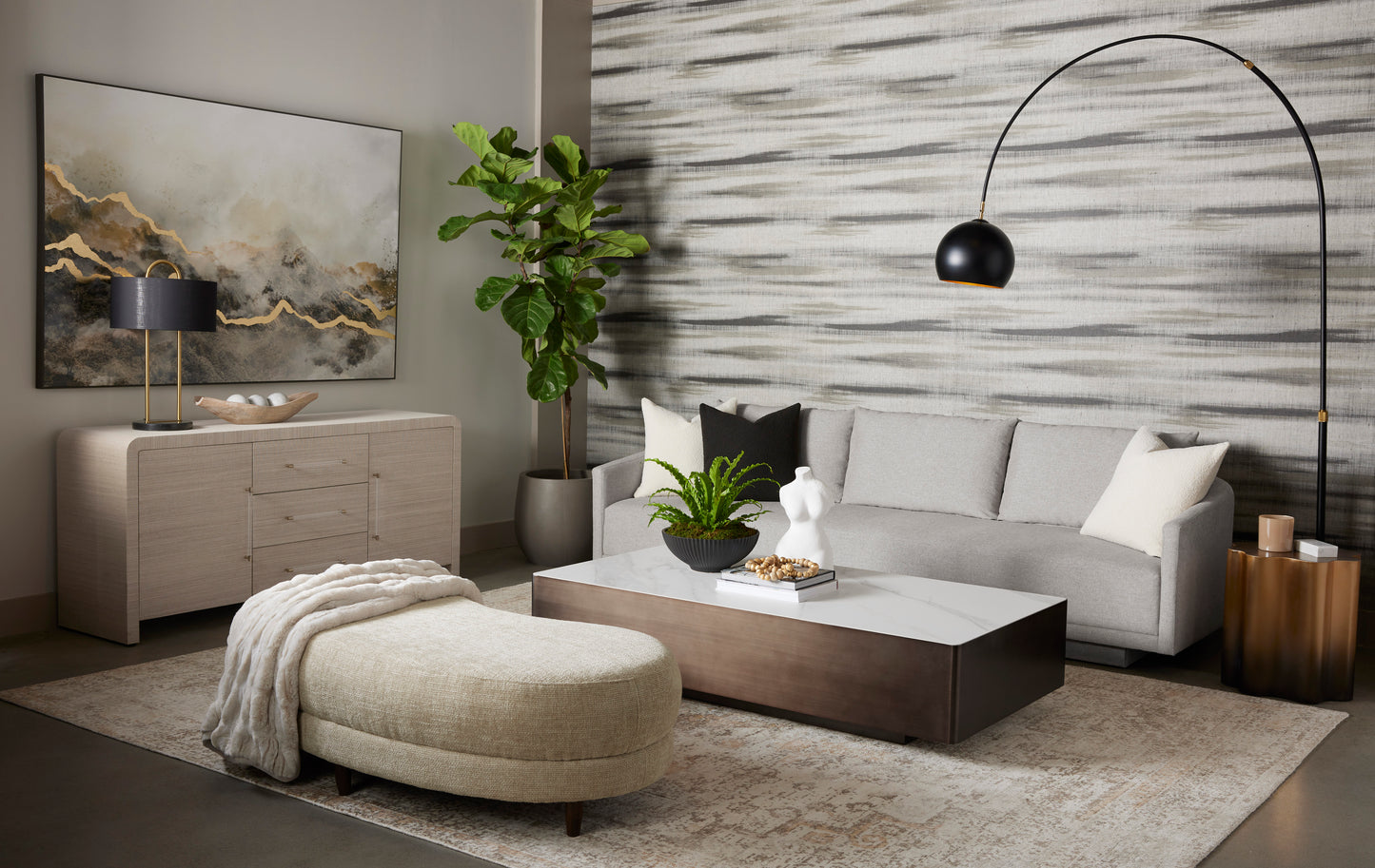 NAHLA GANNON SOFA - ERNST SANDSTONE