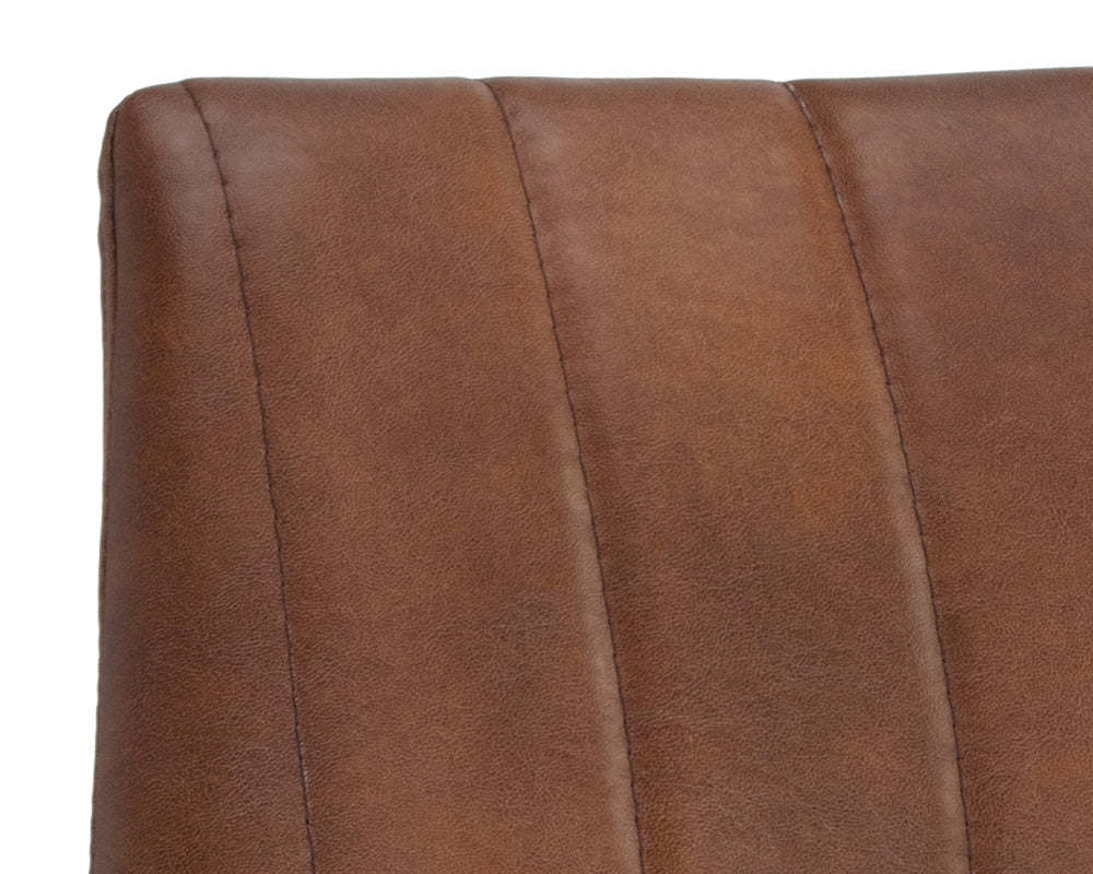 NAHLA DREW DINING CHAIR - BLACK - BRAVO COGNAC