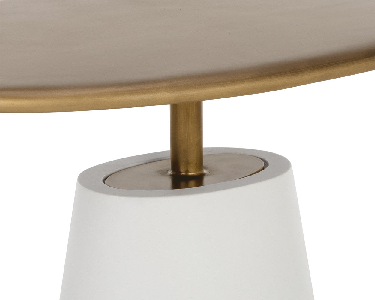 NAHLA KADIN SIDE TABLE - WHITE