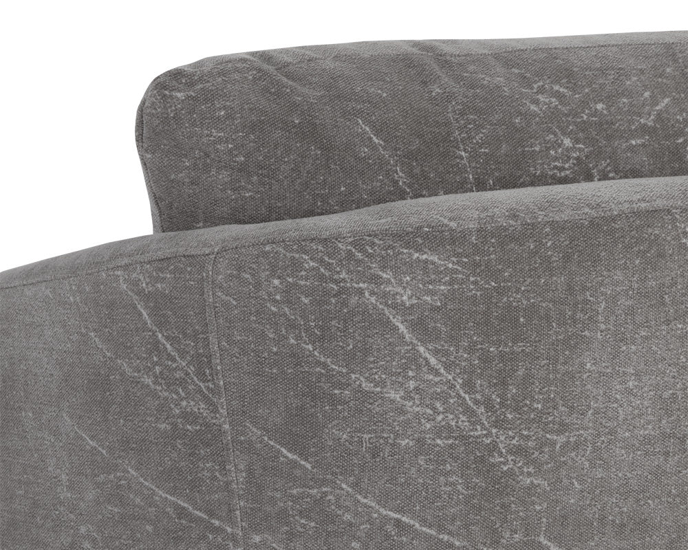 NAHLA IRINA SWIVEL LOUNGE CHAIR - NEPAL PEBBLE