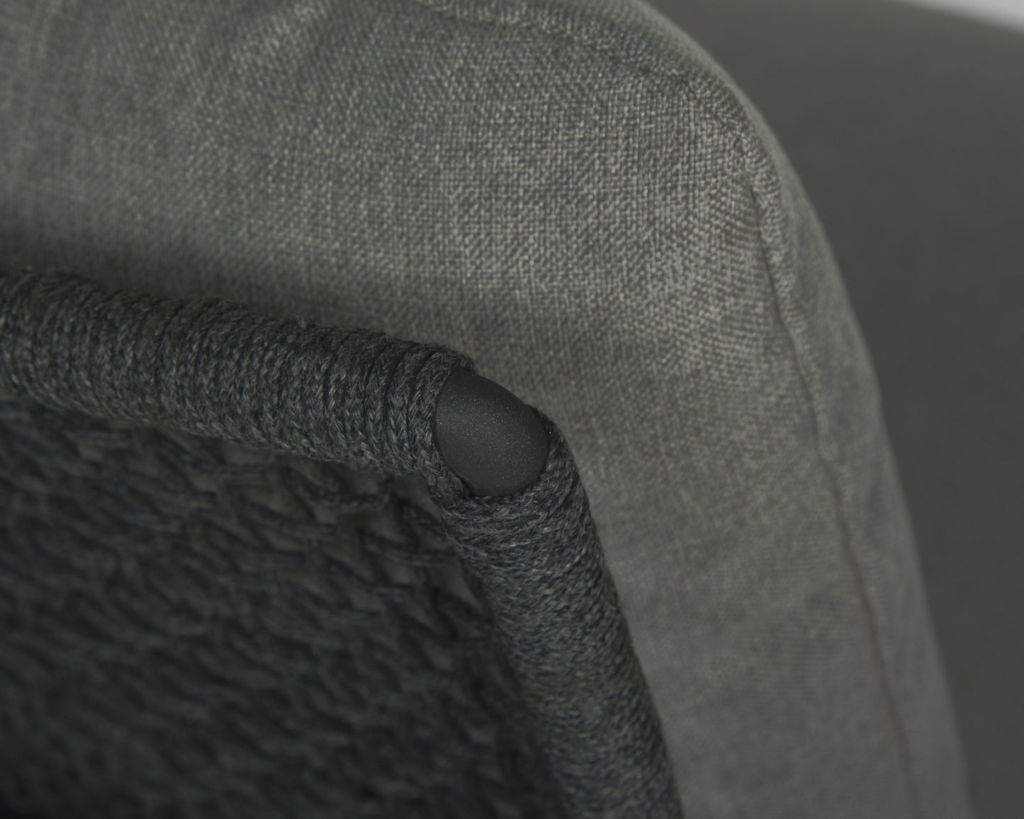 NAHLA BARI LOUNGE CHAIR - CHARCOAL - GRACEBAY GREY