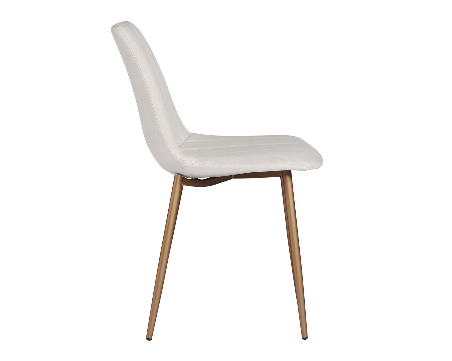 NAHLA DREW DINING CHAIR - CHAMPAGNE GOLD - ANTONIO LINEN