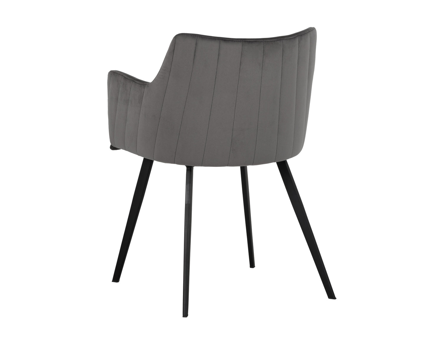 NAHLA GRIFFIN DINING ARMCHAIR - TOWN GREY / ROMAN GREY