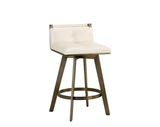 NAHLA ARIZONA SWIVEL COUNTER STOOL - CASTILLO CREAM