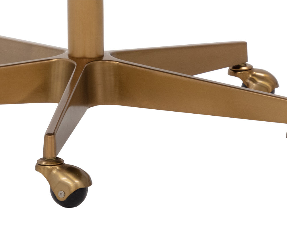 NAHLA CLAREN OFFICE CHAIR - DEEP GREEN SKY