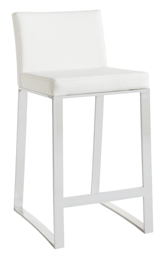 NAHLA ARCHITECT COUNTER STOOL - WHITE