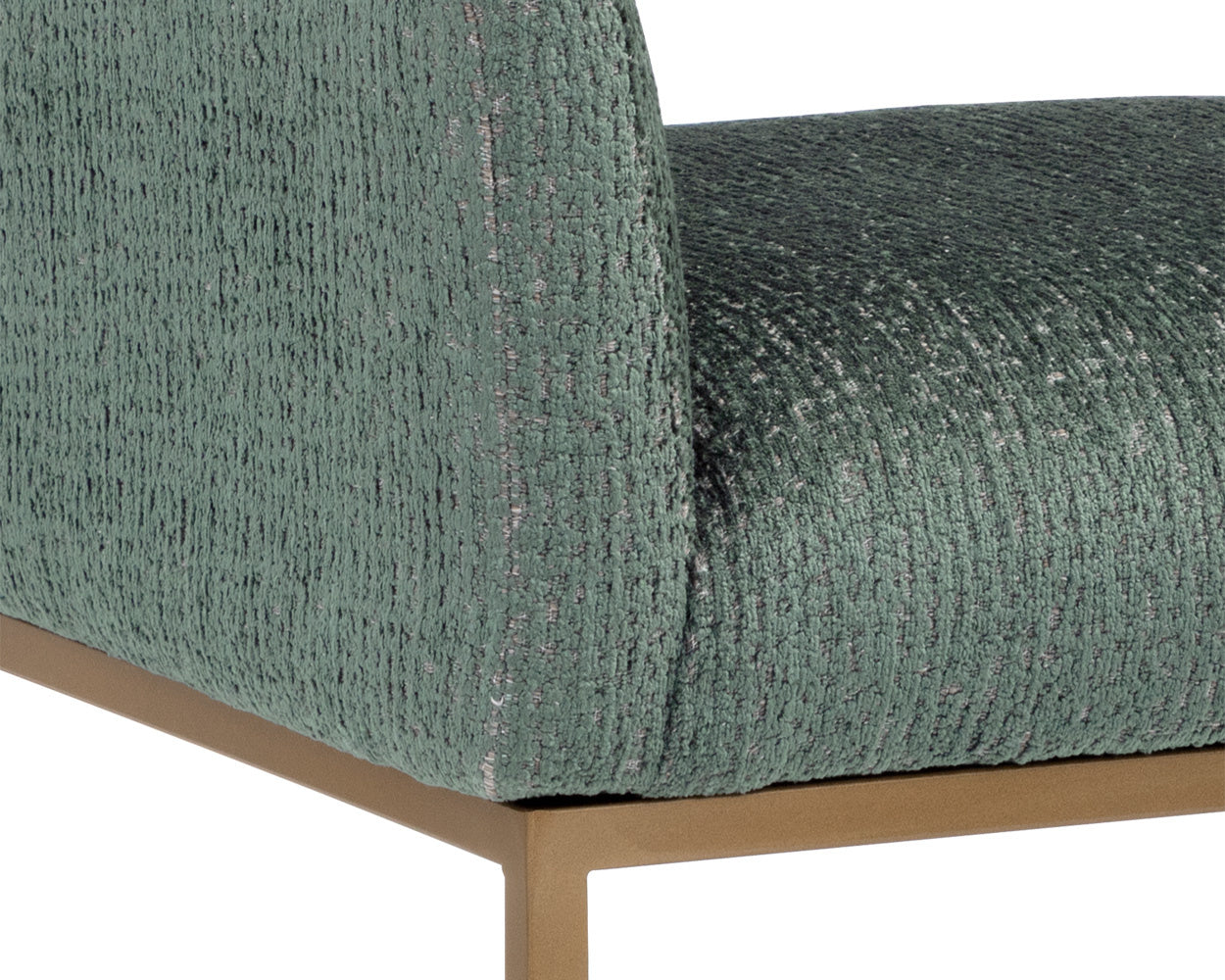 NAHLA GRECO DINING ARMCHAIR - AURA TEAL