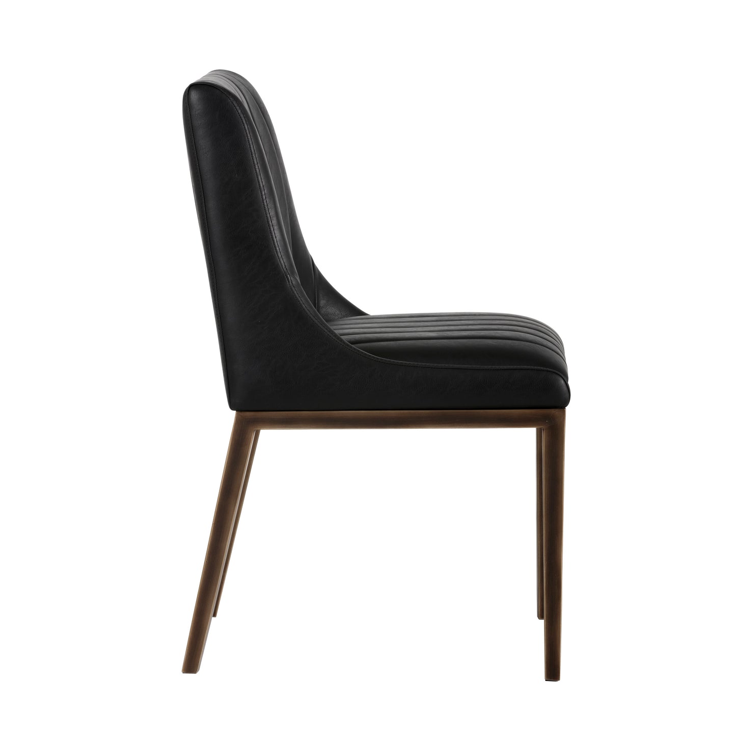 NAHLA HALDEN DINING CHAIR - VINTAGE BLACK