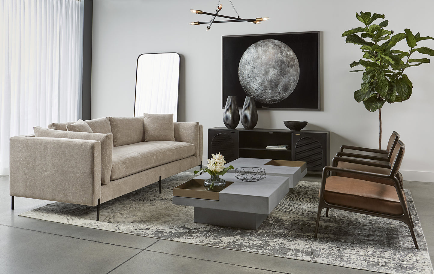 NAHLA AZIZA MEDIA CONSOLE AND CABINET