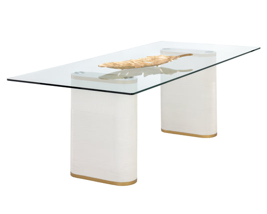 NAHLA AEMOND DINING TABLE - 86.5"