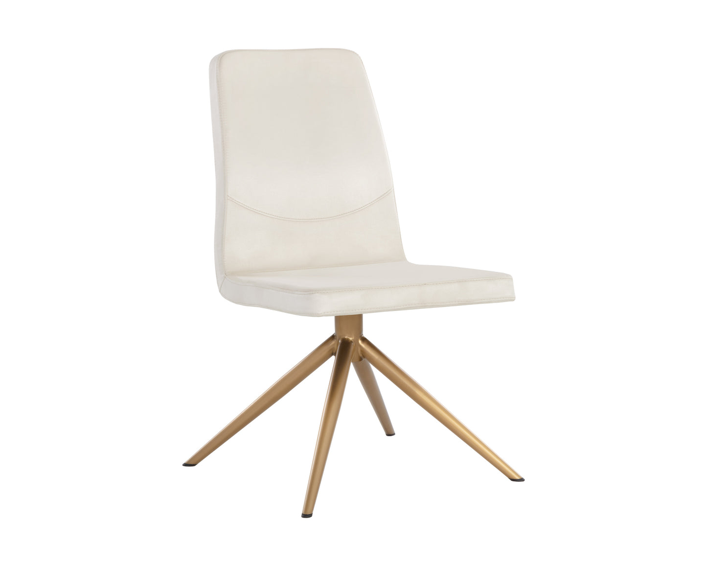 NAHLA HILDA SWIVEL DINING CHAIR - VIENNA CREAM