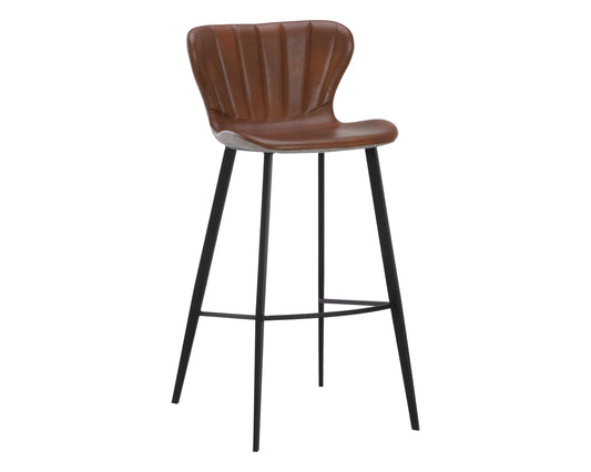 NAHLA ARABELLA BARSTOOL - BRAVO COGNAC / NOVEMBER GREY