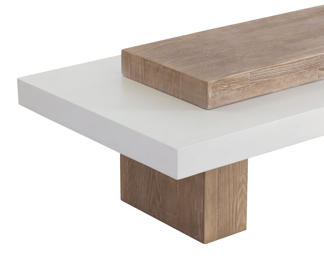 NAHLA HERRIOT COFFEE TABLE - LIGHT BROWN / SUMMER SAND