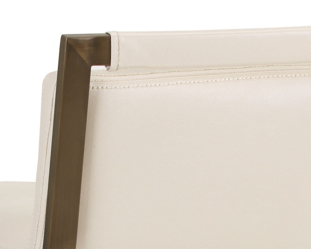 NAHLA ARIZONA SWIVEL COUNTER STOOL - CASTILLO CREAM