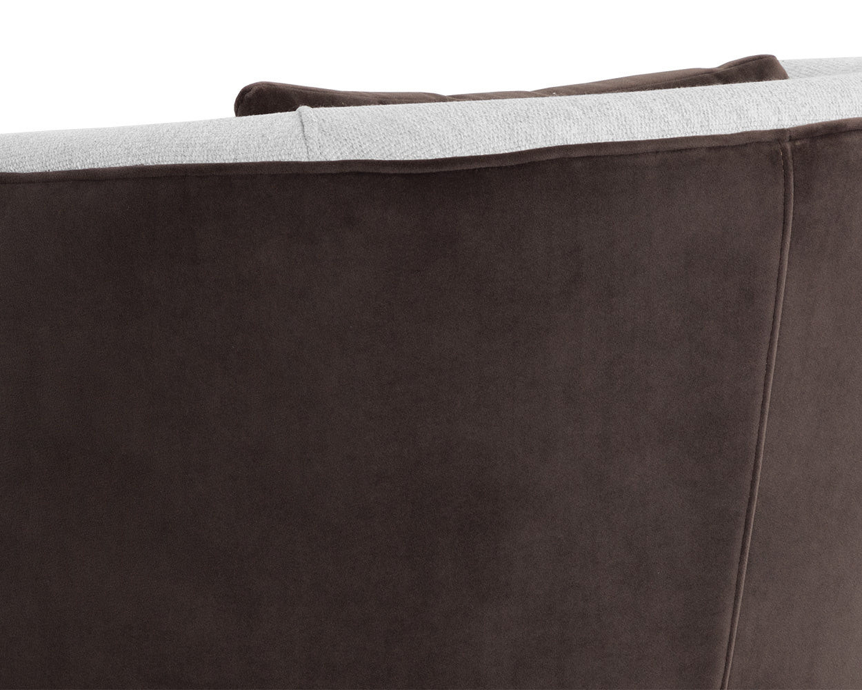 NAHLA GARRY LOUNGE CHAIR - SAN REMO WINTER CLOUD / MEG ASH