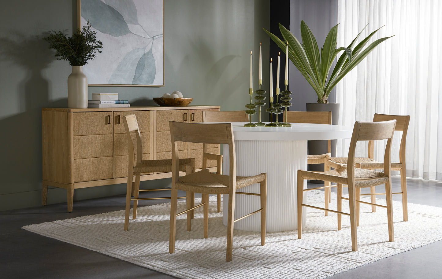 NAHLA BONDI DINING CHAIR - LIGHT OAK