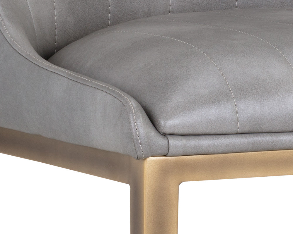 NAHLA HALDEN DINING CHAIR - BRAVO METAL