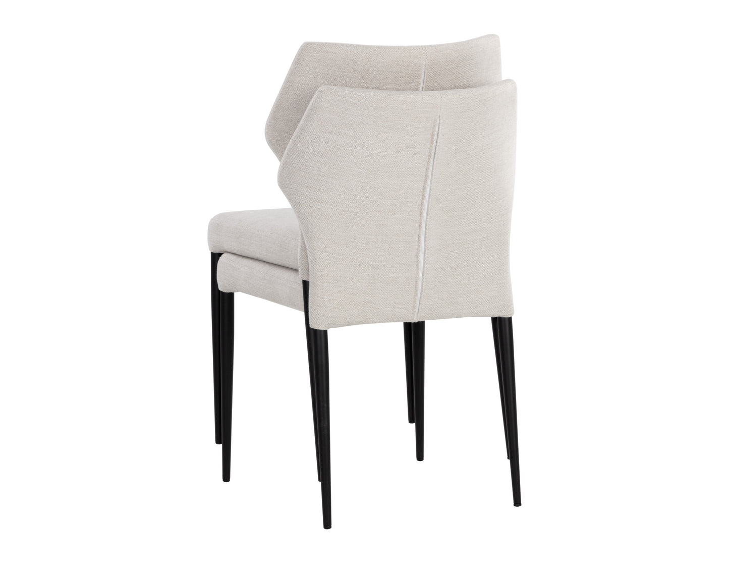 NAHLA JAMES STACKABLE DINING CHAIR - CITY BEIGE