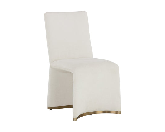 NAHLA ILUKA DINING CHAIR - DANNY IVORY