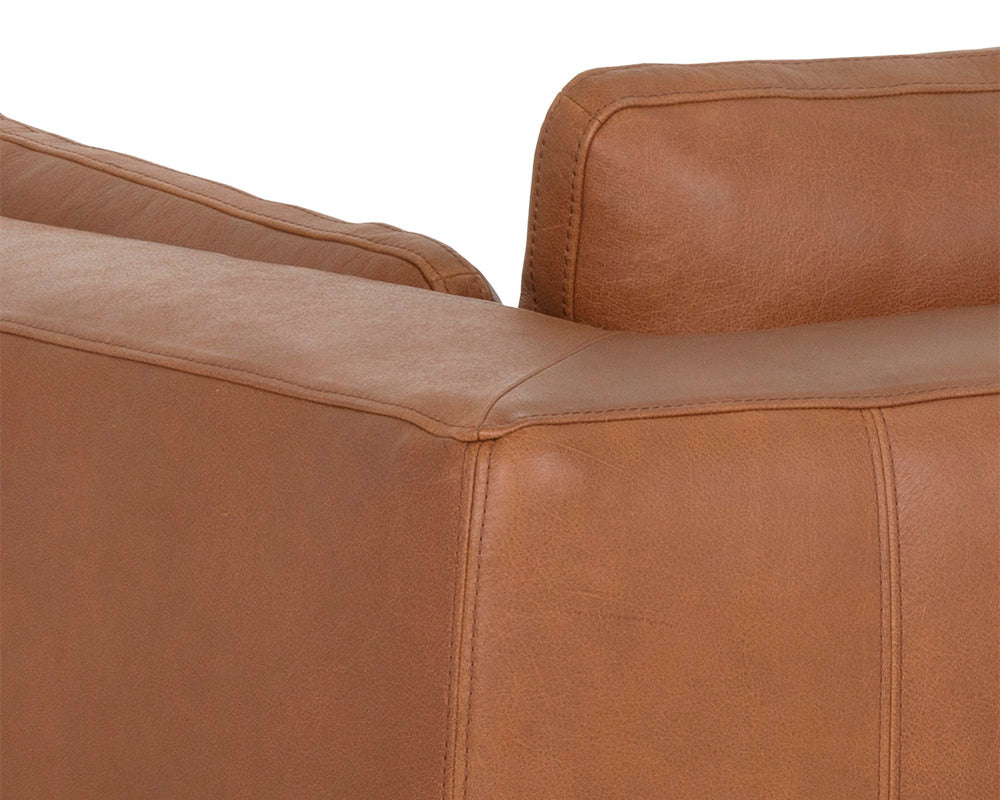 NAHLA BURR SOFA - BEHIKE SADDLE LEATHER